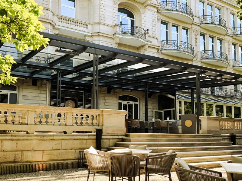 Überdachung für Restaurant-Terrasse
