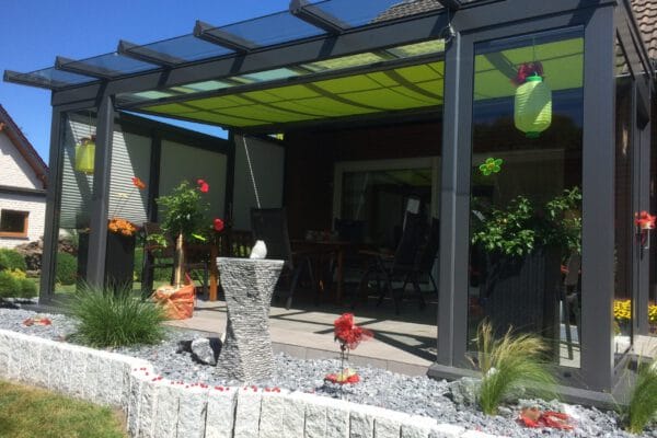 D & F einzigartige Terrassenüberdachung