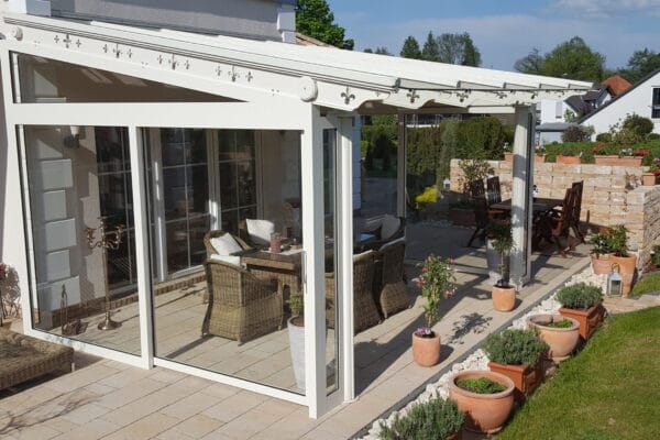 D & F luxuriöse VALUE Terrassenüberdachung