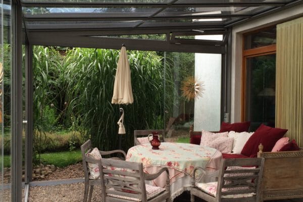 D & F edle Terrassenüberdachung in Minden