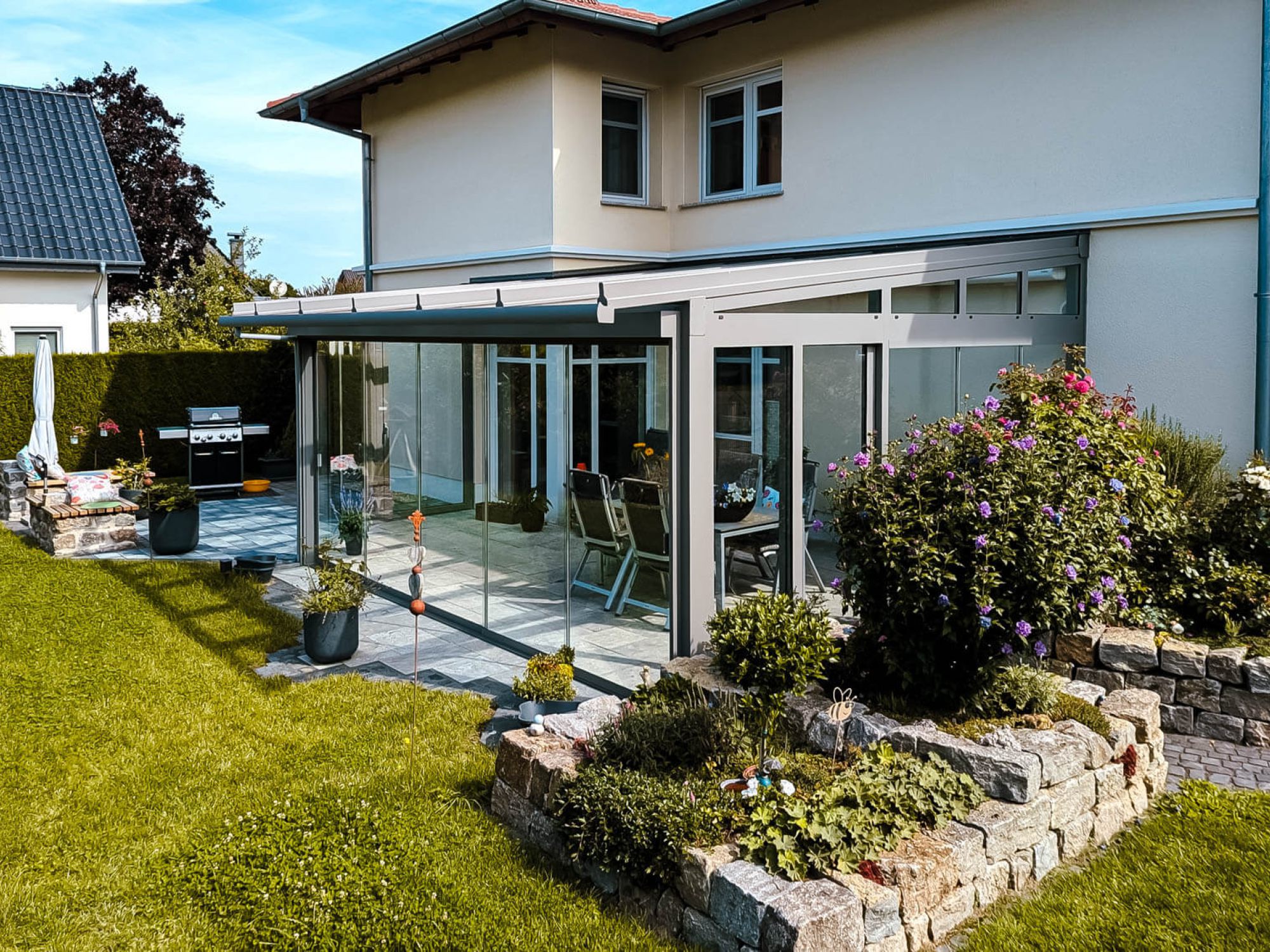 Kaltwintergarten als geschützter Sommergarten