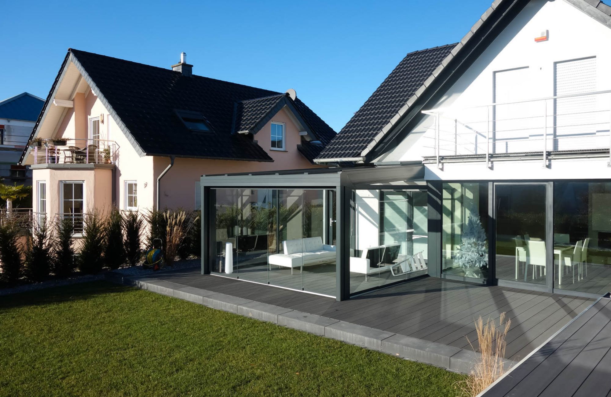 Kaltwintergarten mit moderner Verglasung
